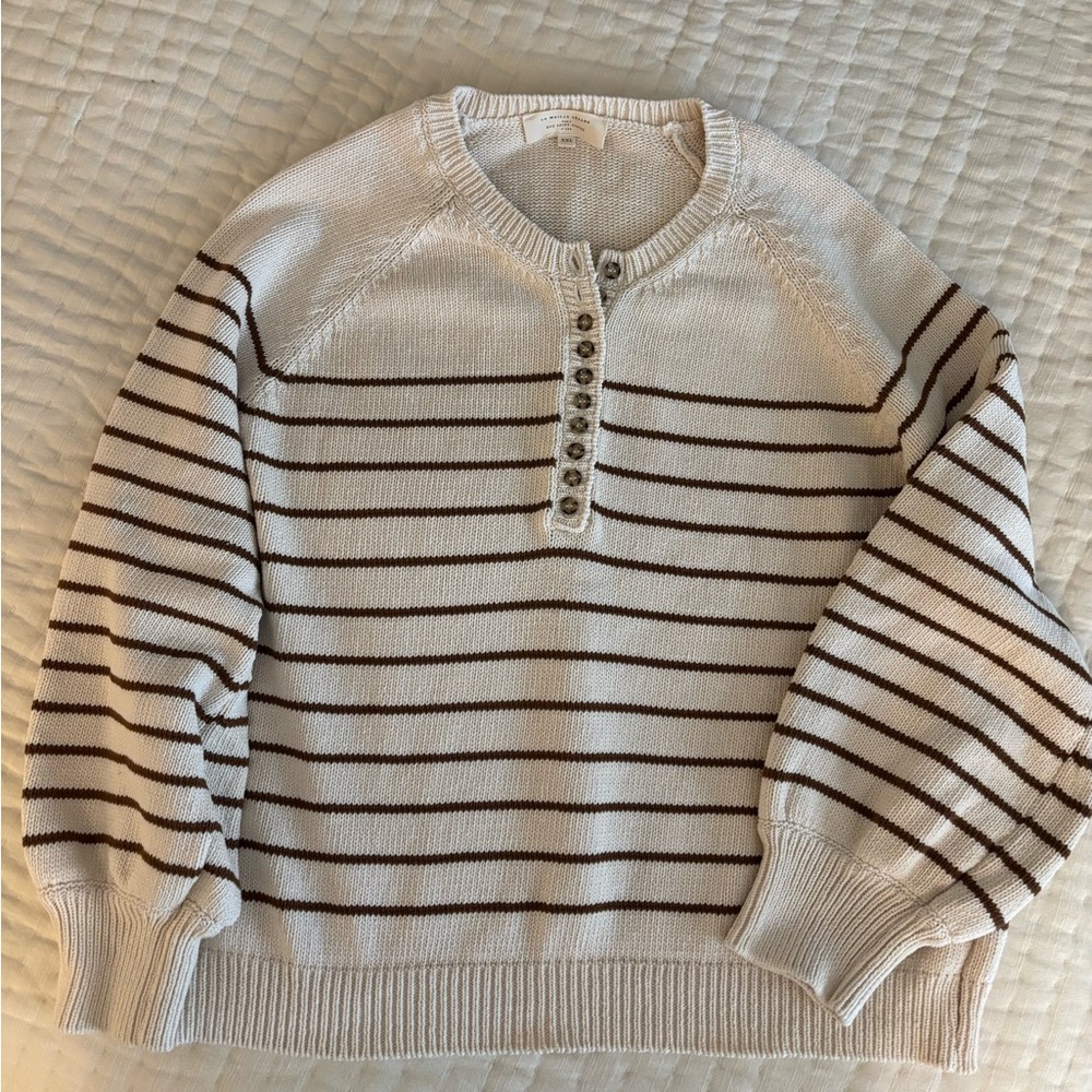Sezane striped sweater